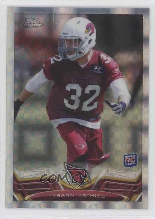 2013 Topps Chrome Retail X-Fractor Tyrann Mathieu #4 Rookie RC 0o5