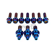 VividTi - Fits Mitsubishi Evo 7/8/9 6 Bolt DSM Titanium Intake Manifold Stud Kit