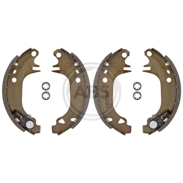 A.B.S. Bremsbackensatz Bremsbacken Hinten FüR Peugeot 106 II 1A_ 1C_ CitroëN-image