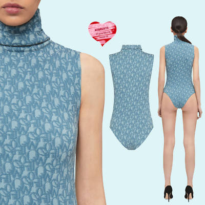 Wolford Cotton Letter Body   S   lake blau   sky ... Nahtlos, Schmal geschnitten