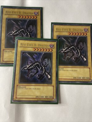 Red Eyes Black Dragon Card 1996 RARE | eBay