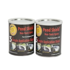 Pond Armor SKU-Dblue-GAL Delta Blue Pond Shield 1.5 Gallon Kit Non-Toxic epox...