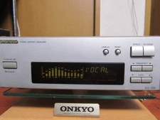 ONKYO EQ-205 Stereo Graphic Equalizer Home Audio Component Used