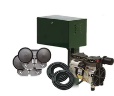 1/2 HP Rocking Piston Pond Aeration System PA65DP with 200'ft Quick Sink Tubing