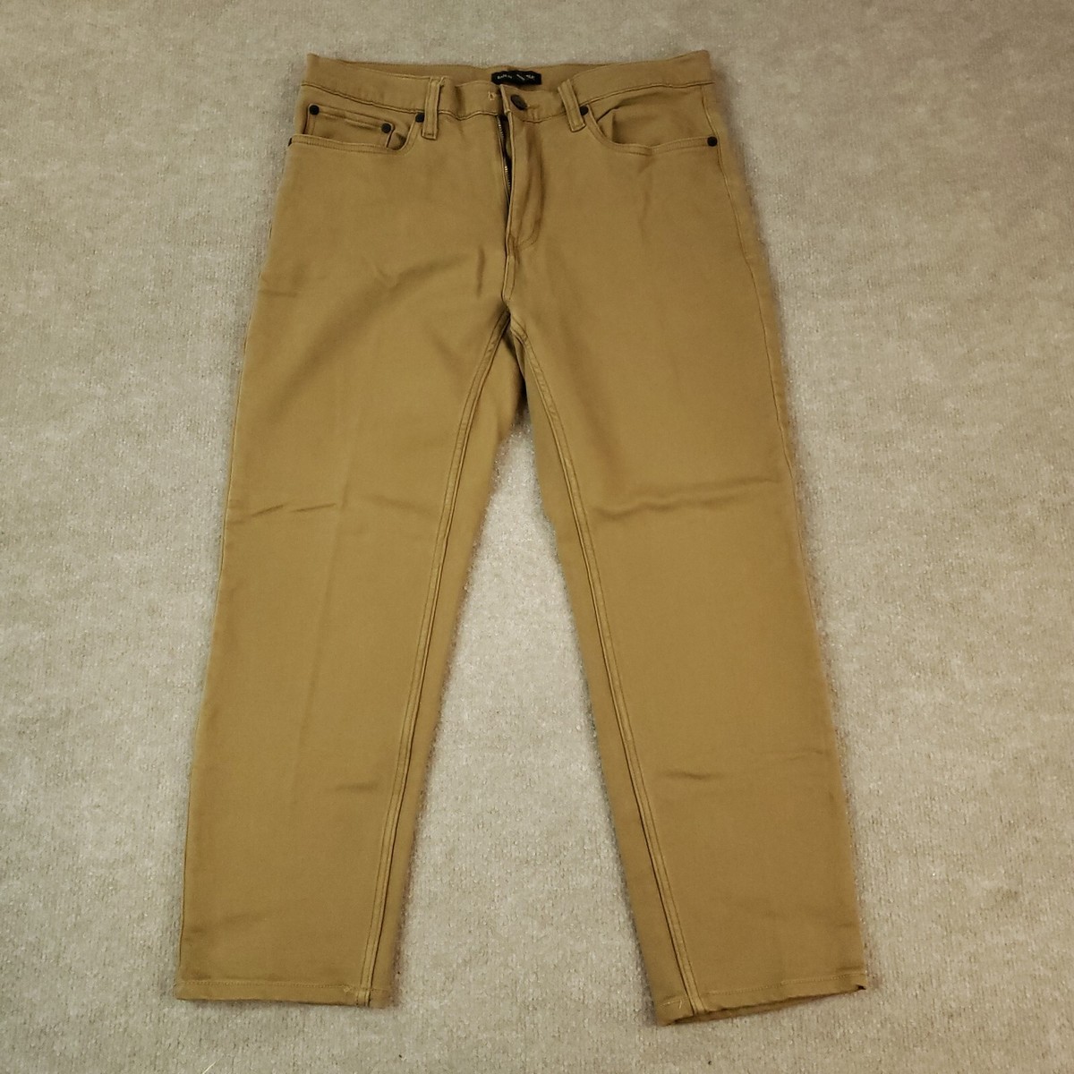 Banana Republic Pants Mens 34x25 Brown Chino Stretch Straight Casual Pockets