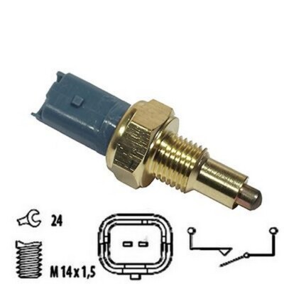 VEMO V24-73-0013 Interruttore Luce Di Retromarcia, Compatibile Con Alfa Romeo E Fiat, M14x1.5, 2 Poli, Nero - 4