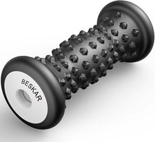 Foot Massage Roller for Relief Plantar Fasciitis, Carbon Black
