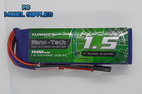 TURNIGY Nano Tech LiFe 1500mah 3S 9.9v Transmitter Battery Pack Futaba Taranis + - Picture 2 of 3