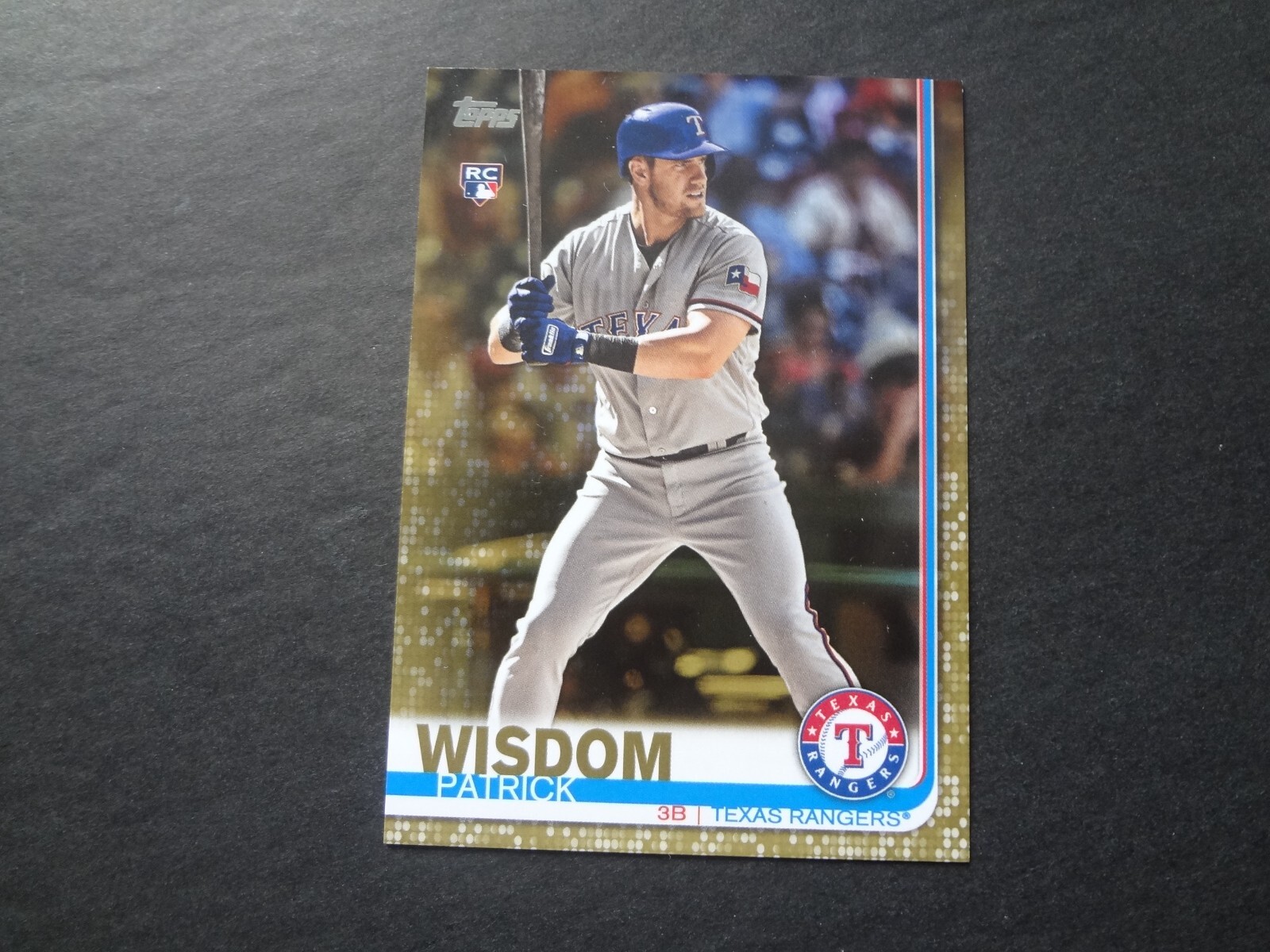 2019 Topps Patrick Wisdom /2019 Gold Rookie 578 RC Chicago Cubs Series 2