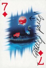 Brad Garrett Signed Autographed Finding Nemo Playing Card Brad Garrett Signed Autographed Finding Nemo Playing Card