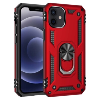 New For iPhone Mini Case Kickstand Ring Cover