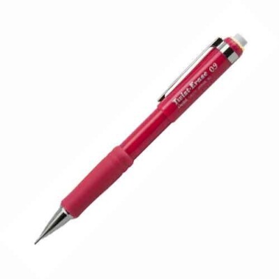 Pentel Twist-Erase III Mechanical Pencil 0.9mm Red Barrel School Office Home