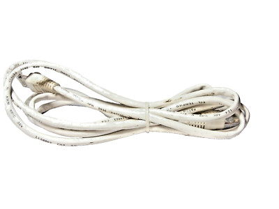 Gray or White CAT5 6FT or 1.8288 m. Ethernet LAN Network Router Wire Cable Cord