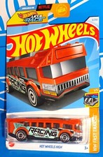 Hot Wheels 2024 HW Fast Transit Series #5 Hot Wheels High Bus Orange w/ AEROs