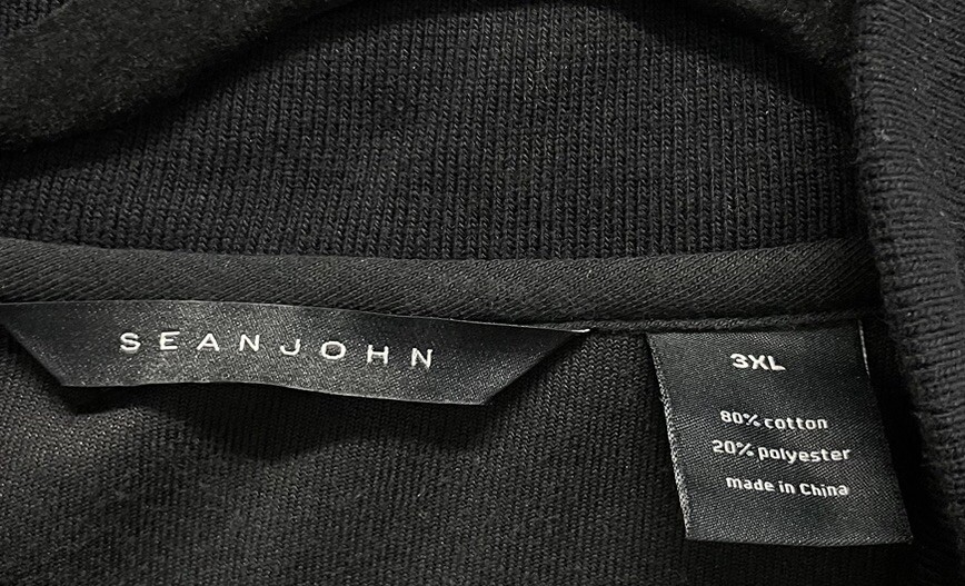 Y2k , 90s, Vtg, Sean John Track Jacket Black Velour Hip Hop Y2k , 90s, Vtg, Sean John Track Jacket Black Velour Hip Hop
