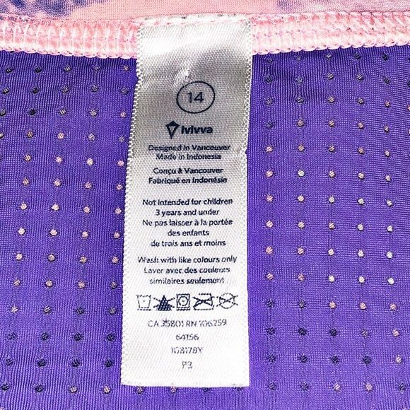 【Ｙ】 Ivivva by Lululemon Pink and Purple Athletic Dress Size 14 | eBay