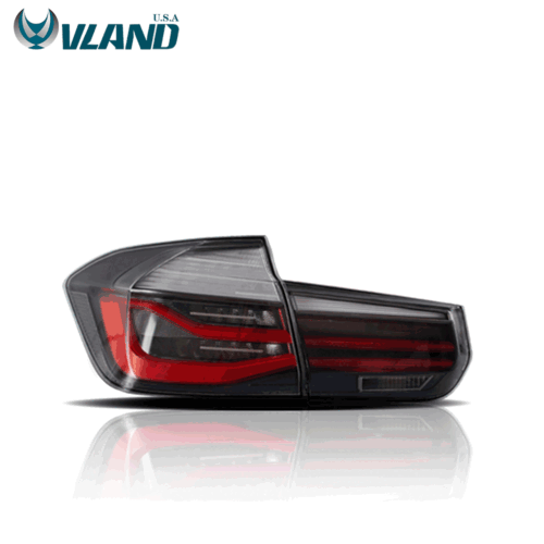 A Pair Full LED Tail Lights For 2013-2018 BMW 3-Series F30 M4 Dynamic Turn - Foto 3 di 10