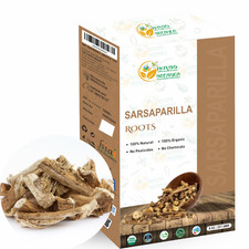 Herbs Botanica Sarsaparilla Root 8oz - Natural, Dried, Cut Sifted