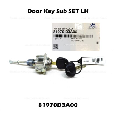 ⭐Genuine⭐ Door Key Sub SET LH 81970D3A00 for Hyundai Tucson | eBay
