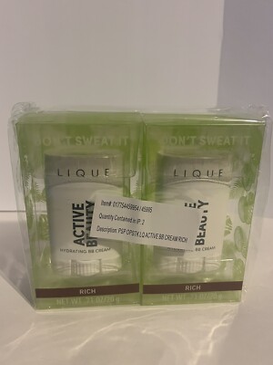 2 Pack Lique Active BB Cream - Rich - 0.7oz Sealed 
