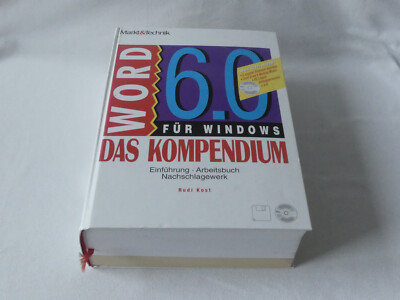 WORD 6.0 Das Kompendium - incl. CD und 3,5'' Diskette - Markt & Technik - 1993