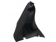 VOLVO V70 (1999-2007) BREMSHEBELBEZUG 100% LEDER FARBE SCHWARZ