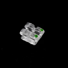 20pcs Dental Orthodontic Brackets Monocrystalline Sapphire Clear Brackets Braces