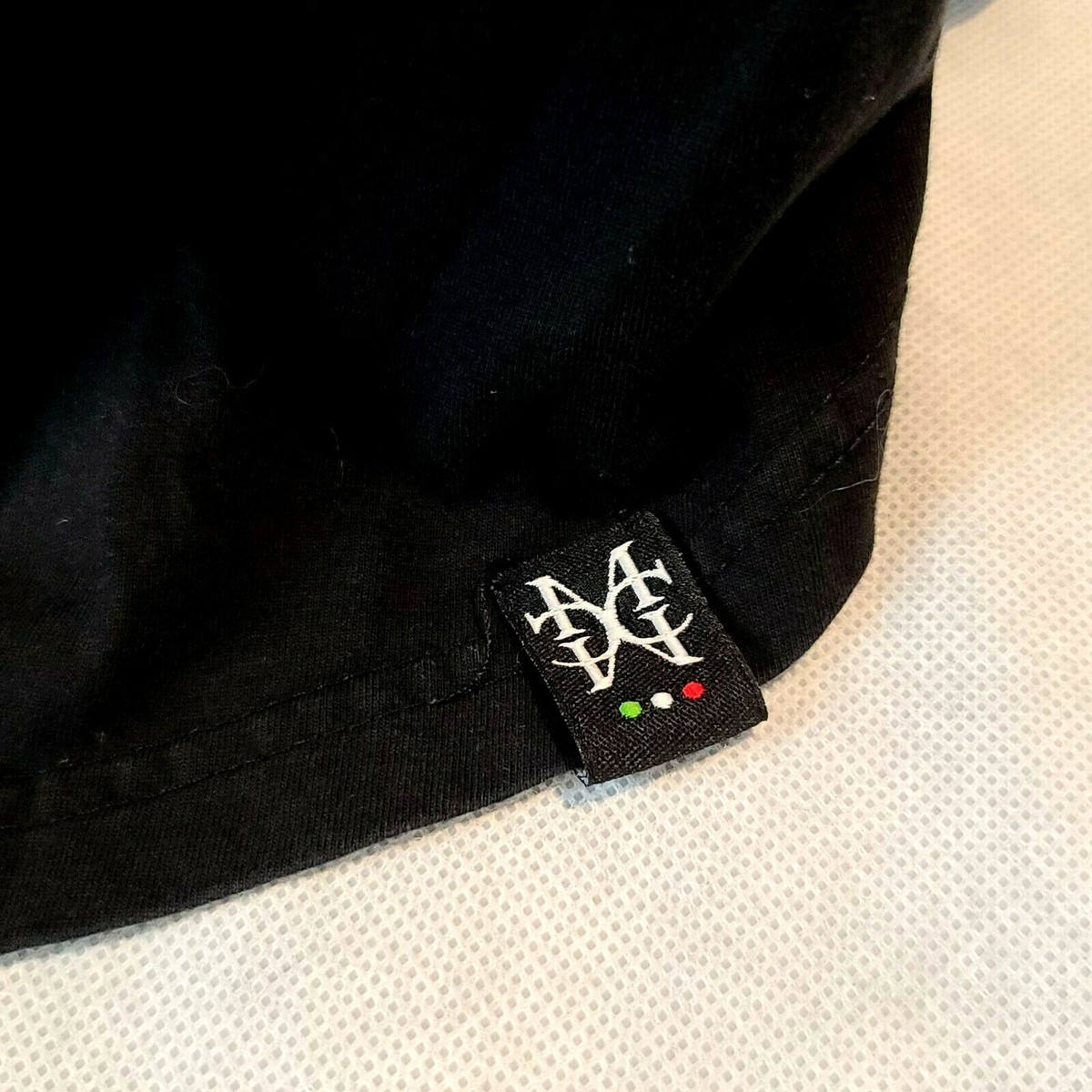 Michael Cherry 4XL Black Gold Skull Logo T-Shirt Rap Jay Z Young