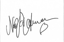 Nadja Auermann "Model" Autogramm signed 10x15 cm Karteikarte 