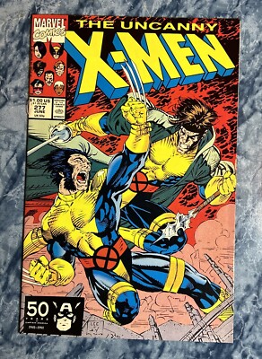 UNCANNY X-MEN #277 Iconic Jim Lee Cover Gambit vs Wolverine Marvel Comics