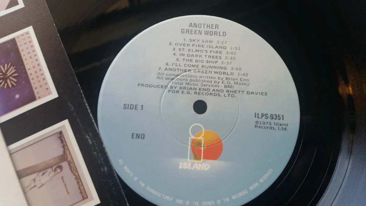 Another Green World Brian Eno ilps9351 '75 roxy music lp john cale robert  fripp!