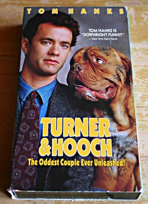 Turner Hooch, 1989 (VHS, 1996) Tom Hanks, Beasley (Hooch, The Dog)  12257911039|