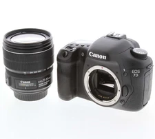 CANON EOS 7D Digital Camera Q. EF-S 15-85mm ISU Lens Kit set Made In Japan