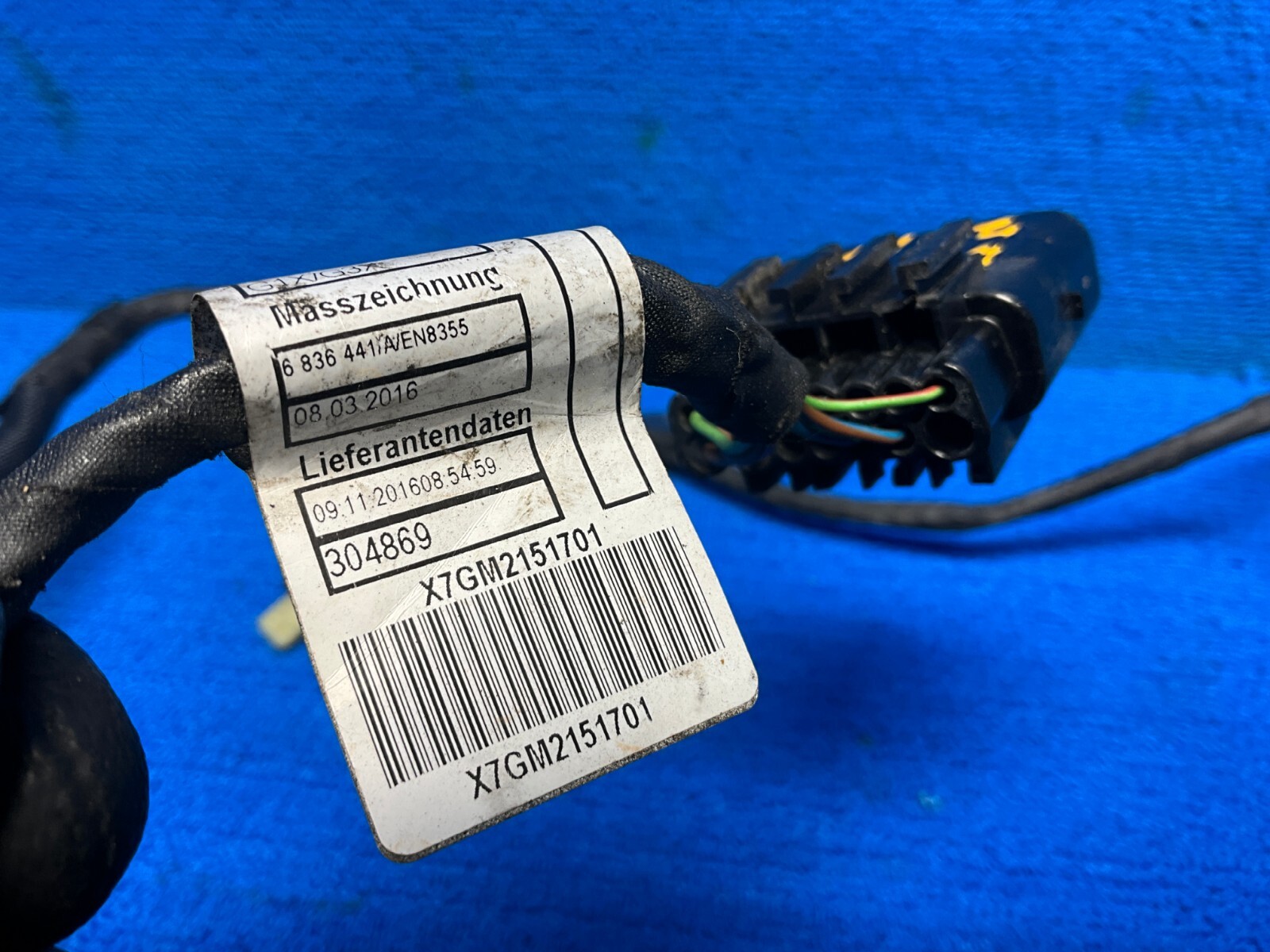 2016 - 2019 BMW 750I G12 REAR BUMPER WIRE WIRING HARNESS OEM  