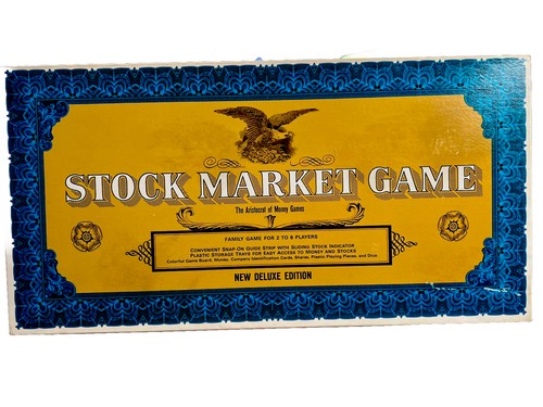 Stock Market Game Deluxe 1968 Edition Whitman Western Publishing Vintage 4821