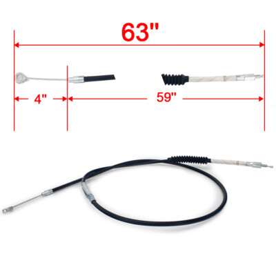 63'' PVC Clutch Cable for Harley Touring Road King Glide Softail Fayboy FLSTF