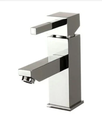 Cassellie EMP001 Emperor Chrome Modern Square Lever Mono Basin Mixer Tap New