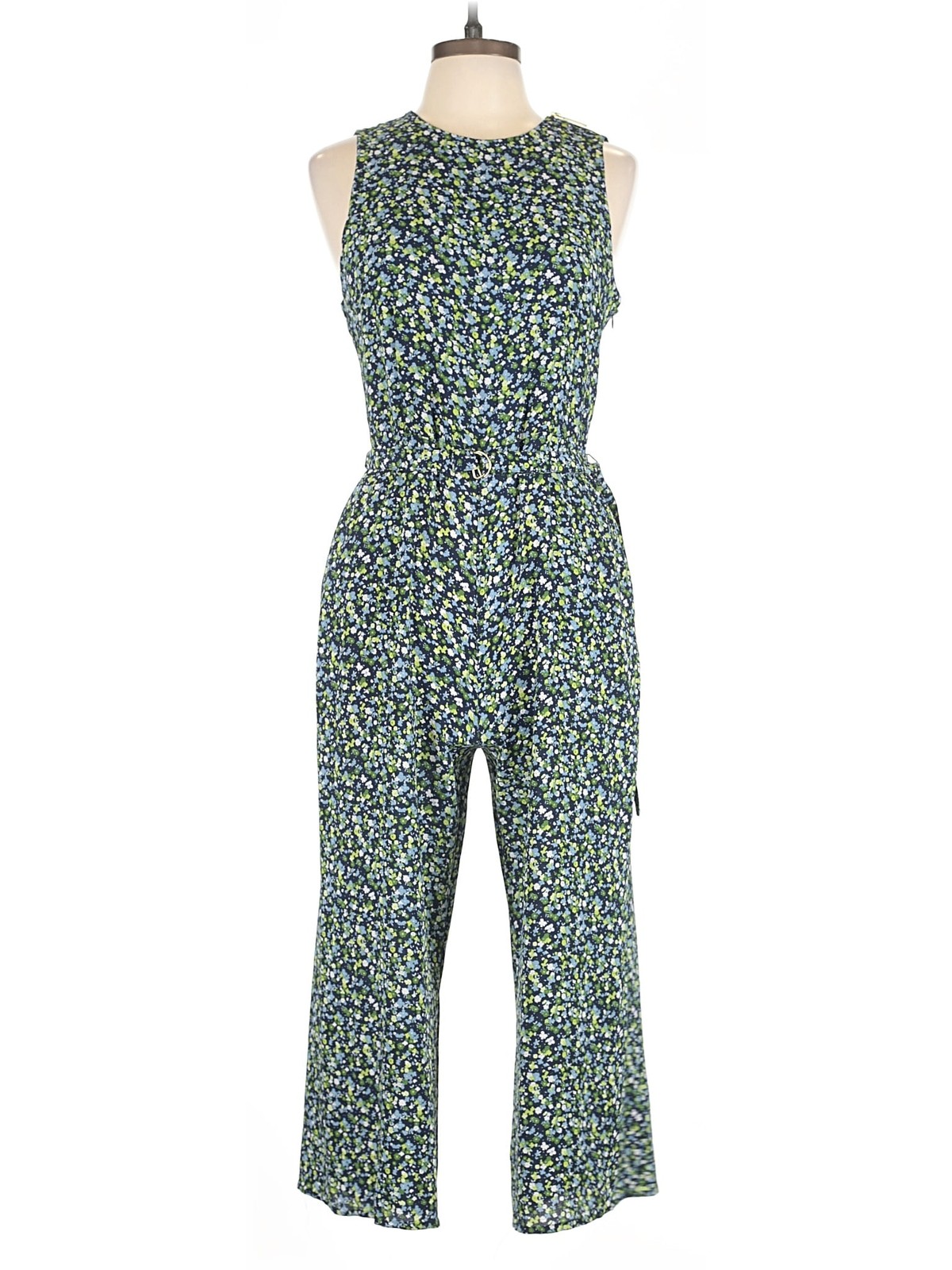 MICHAEL Michael Kors Women Green Jumpsuit 10 Petites
