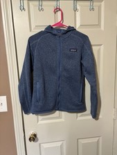 Patagonia Better Sweater Women's Blue Full Zip Hooded Jacket Size S