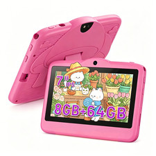 7 Inch HD IPS Android GMS Tablet 8GB RAM 64GB Storage for Study  Entertainment