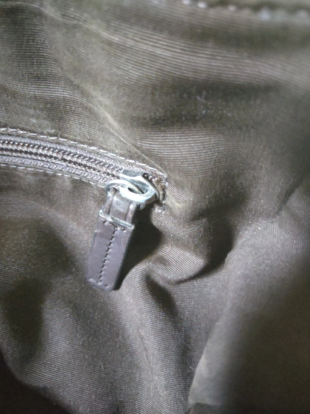 Borsa messenger Coach Camden originale vintage in pelle marrone ciottolato