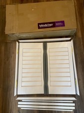 Brand New Blinds2go Shutters White Wood 