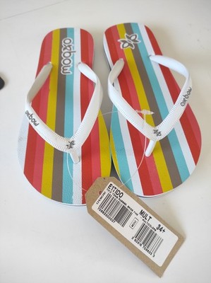 NEU Tong OXBOW 34/35 Kinder Mädchen Schuh Sommer Sandale Klappe Kid Rainbow