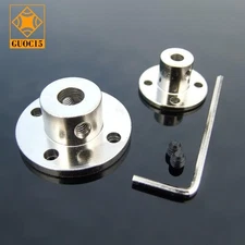 3-14mm Flange Rigid Shaft Coupling Coupler Collar Clamp Bracket Motor Connector