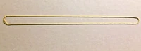 Ladies 14k Solid Gold Diamond Cut Twisted Rope Chain - 20"