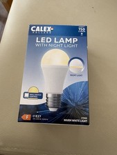 Calex Led Lamp with Night Light 8 Watt 750 Lumen E27 Warm white 2700k NEW