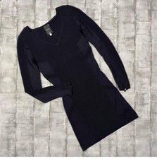 G-Star Raw Correct Posture Black Knit Women's Bodycon Dress MISBHV Style Size S