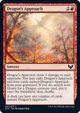 Dragon's Approach Light Play, English Magic the Gathering MTG Strixhaven: School