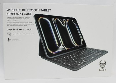 PAUL-B-IPADPRO-GEN5 PAUL B KEYBOARD CASE FOR IPAD PRO 11 M4 5TH GEN ''GRADE A''