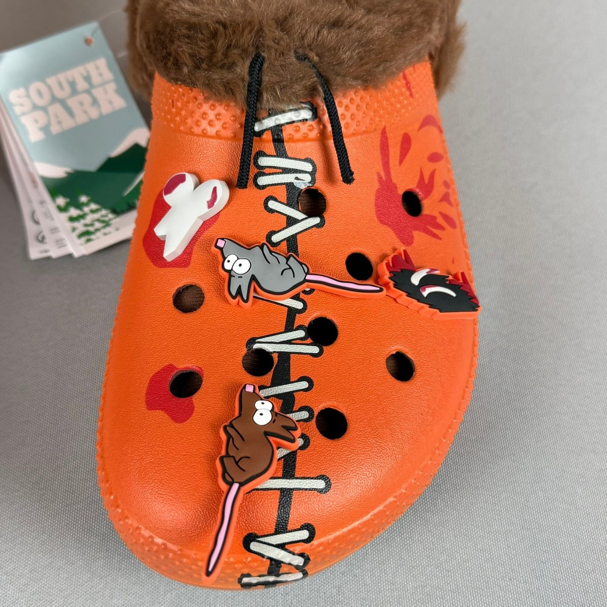 Crocs x Kenny South Park Classic Lined Clogs Mens 12 Orange 
